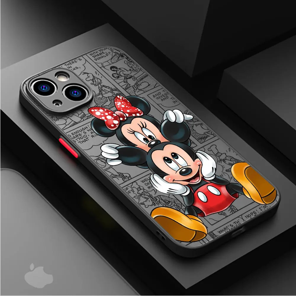 Disney Mickey Minnie Love - Phone Case for Apple iPhone (13-16)