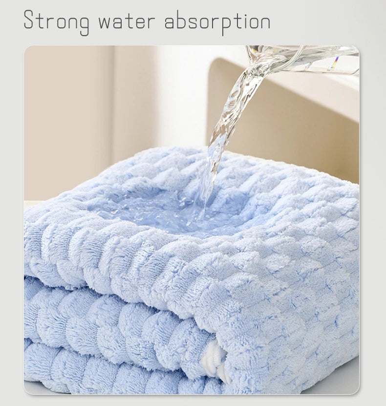 Hand Towel Lovely Cloud Pattern Super Absorbent Hand Towel with Cloud Lattice Pattern for Bathroom Decoration for Daily Use