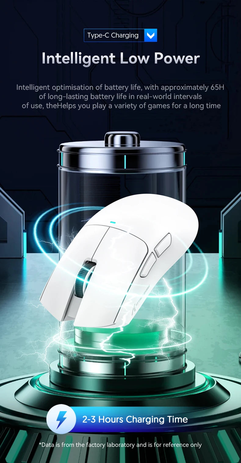 Attack Shark X11 - Wireless Mouse RGB Magnetic Charging