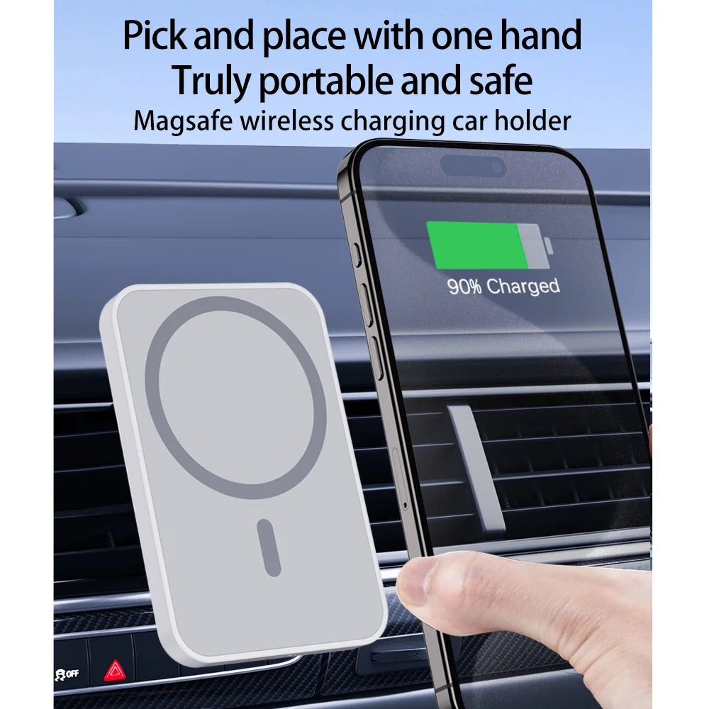 Magnetic Wireless Car Charger - MagSafe for Apple iPhone