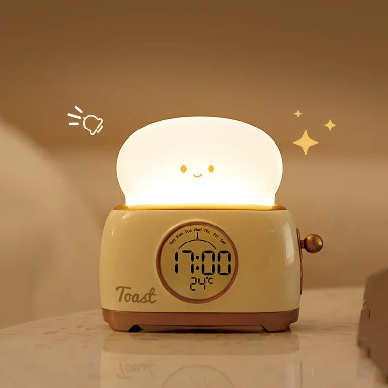 Kid Alarm Clock - LED Night Light Digital Clock