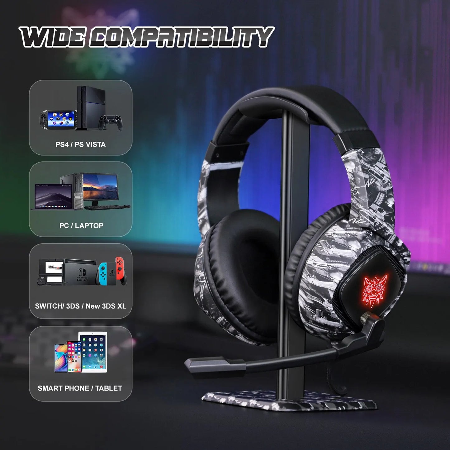 ONIKUMA K19 - Gaming Headset With Mic