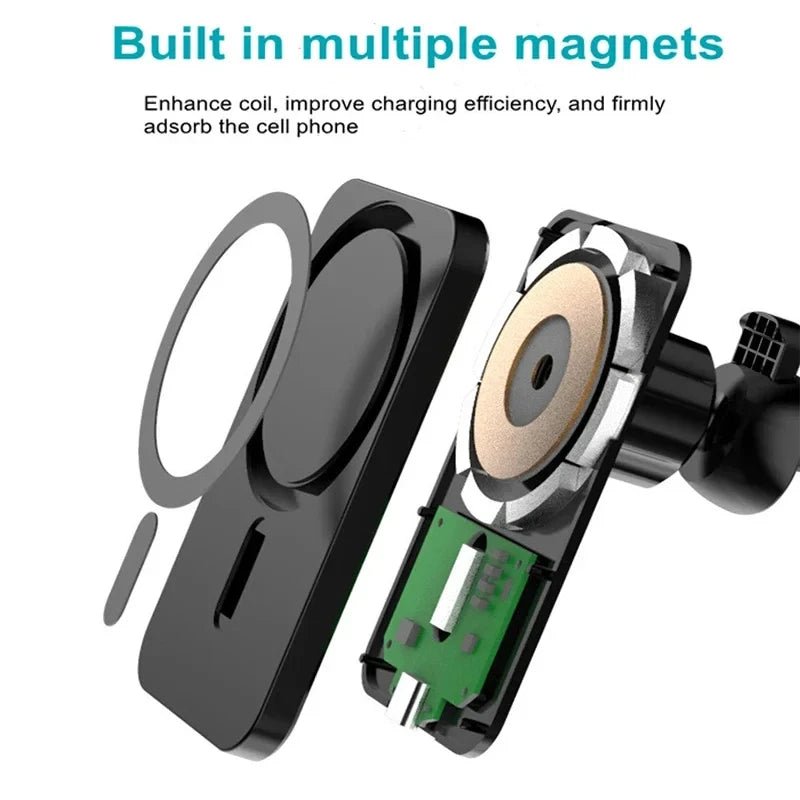 Magnetic Wireless Car Charger - MagSafe for Apple iPhone