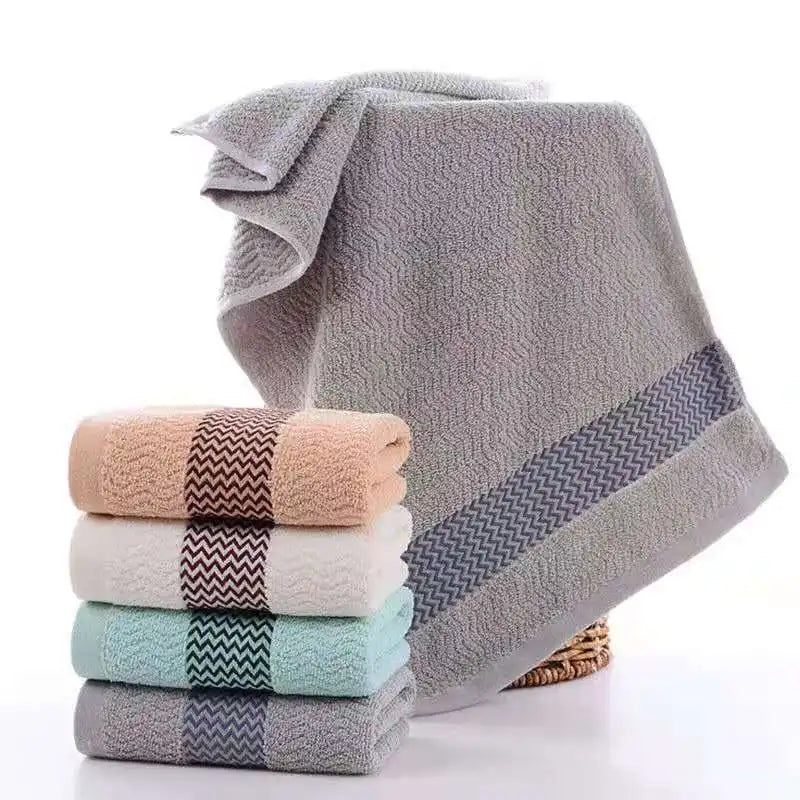 2 Towels Thickened Absorbent Towel Pure Cotton