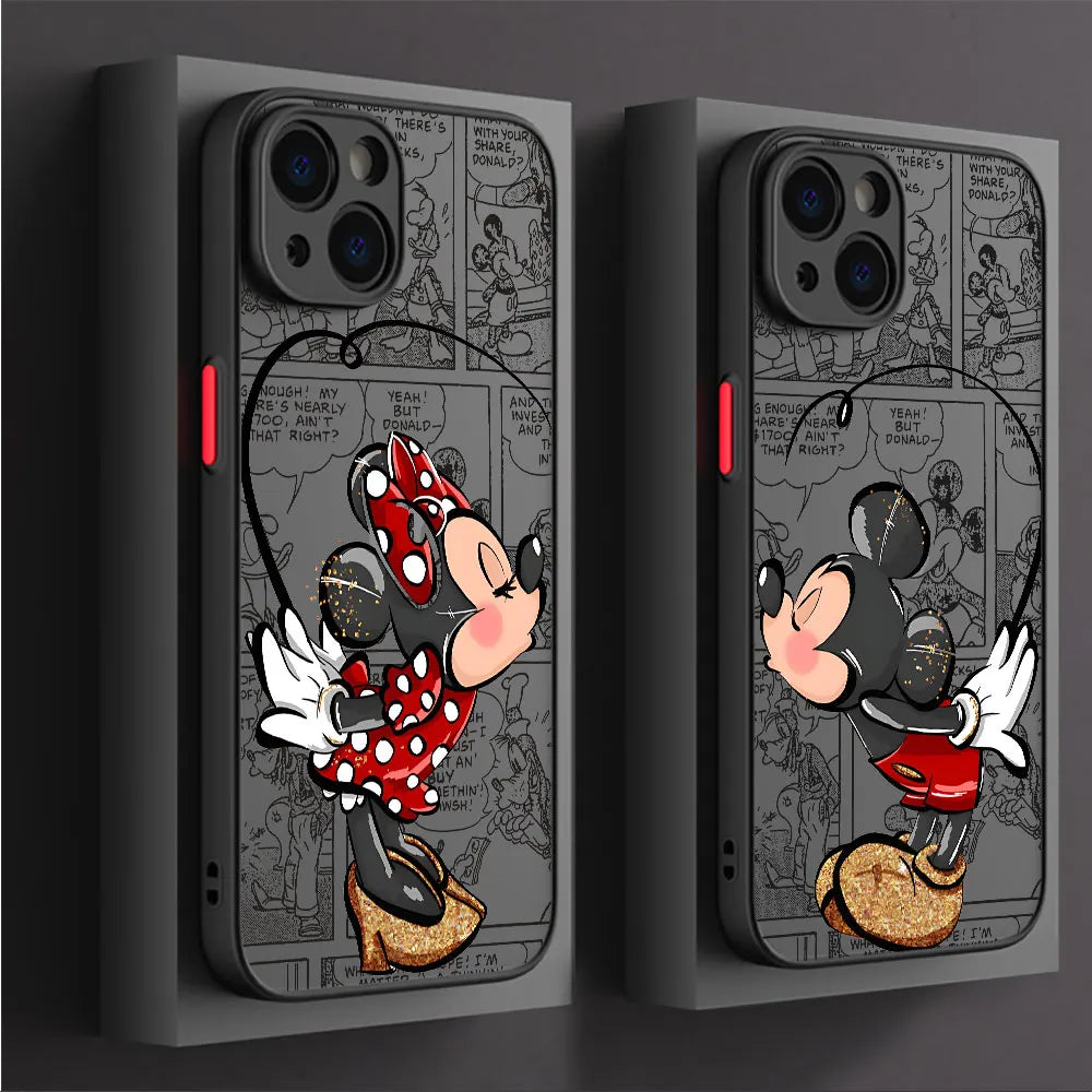 Disney Mickey Minnie Love - Phone Case for Apple iPhone (13-16)