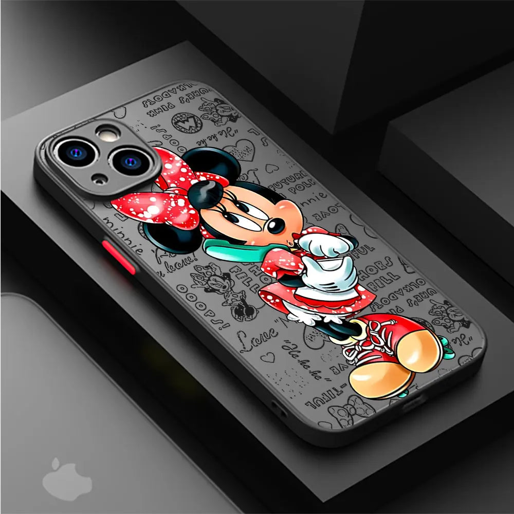 Disney Mickey Minnie Love - Phone Case for Apple iPhone (13-16)