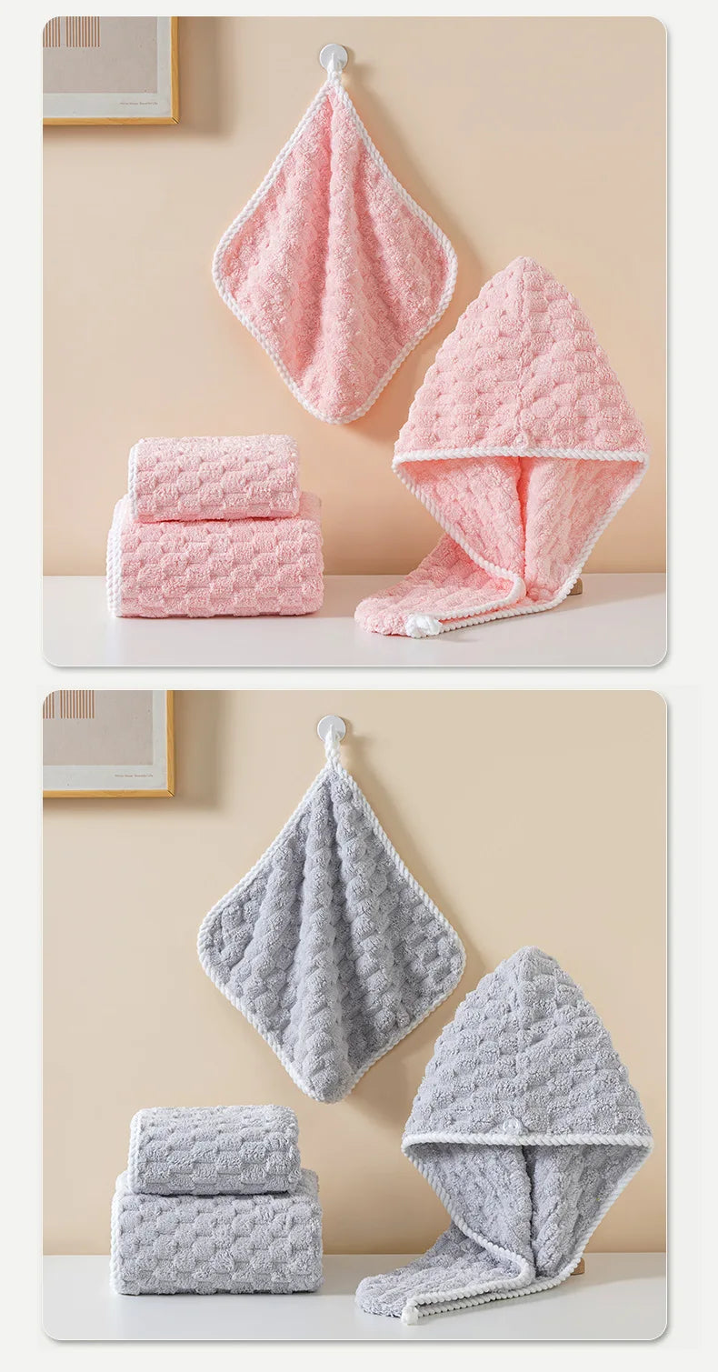 Hand Towel Lovely Cloud Pattern Super Absorbent Hand Towel with Cloud Lattice Pattern for Bathroom Decoration for Daily Use