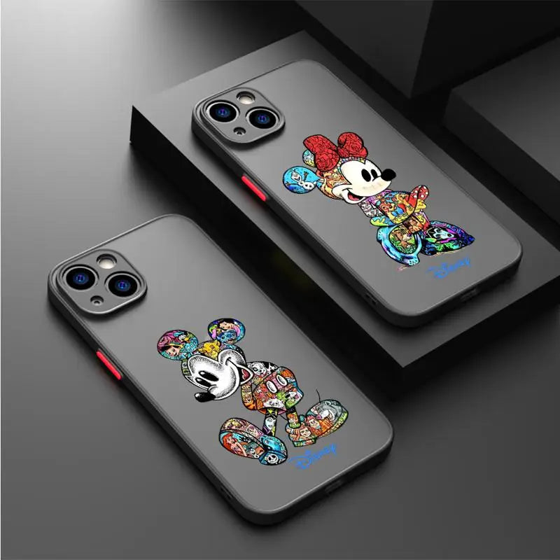 Disney Mickey Minnie - Phone Case for Apple iPhone (12-15)