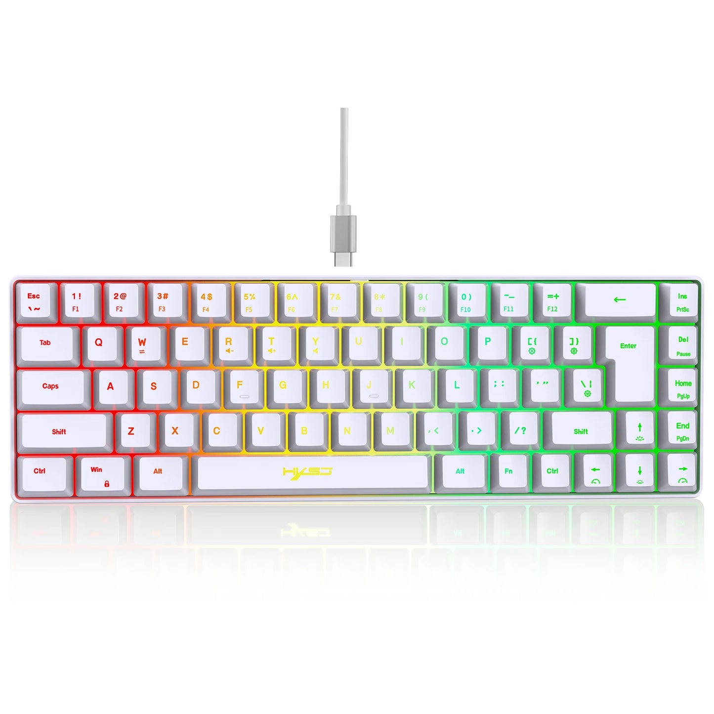 HXSJ V200 Wired K68 RGB Streamer - Gaming Keyboard