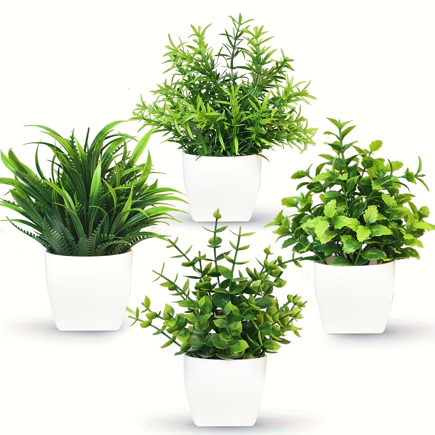 1Pc Artificial Potted Plant - Scene Desktop Home Office