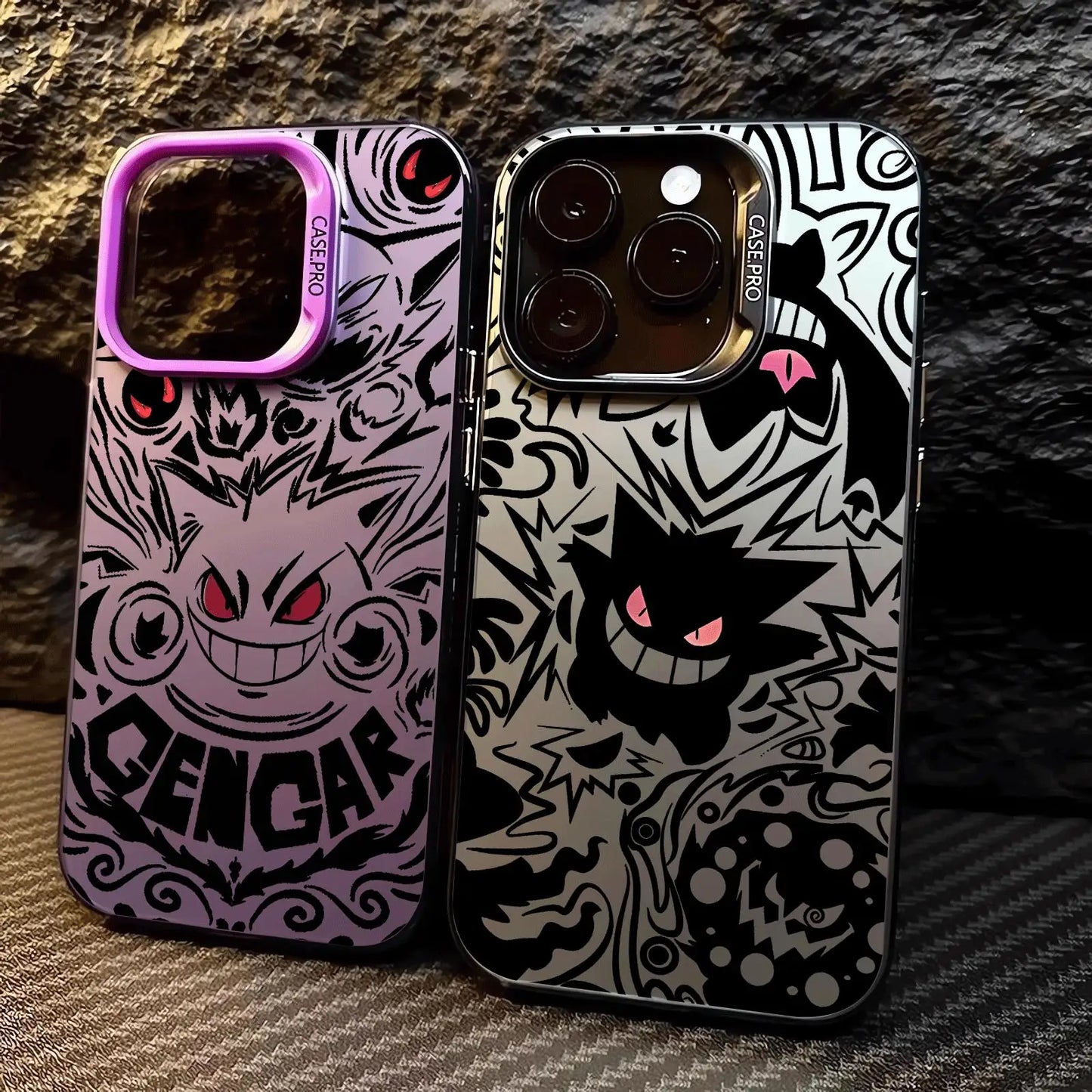 Anime Pokemons Gengar - Phone Case for Apple iPhone (11-13)