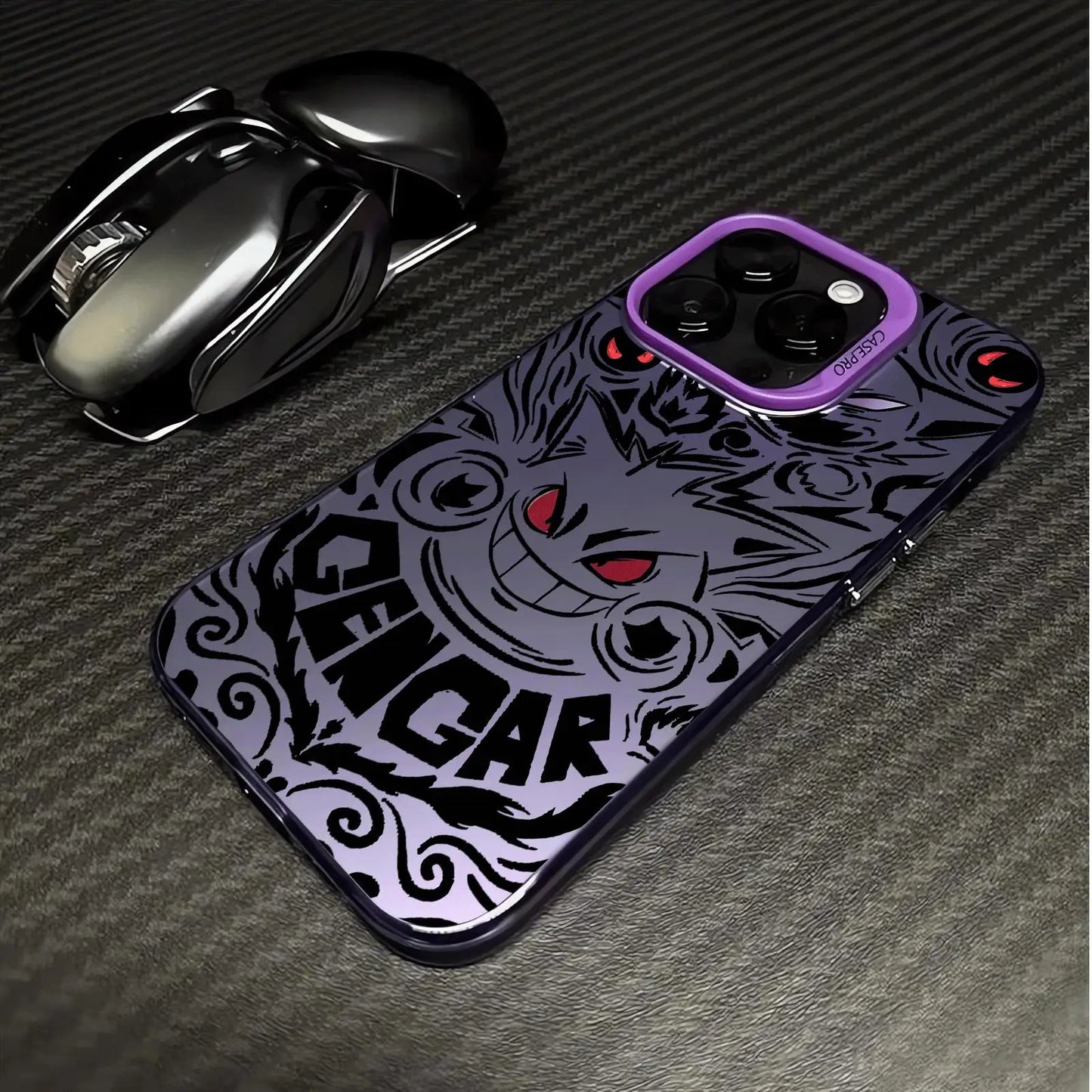 Anime Pokemons Gengar - Phone Case for Apple iPhone (11-13)