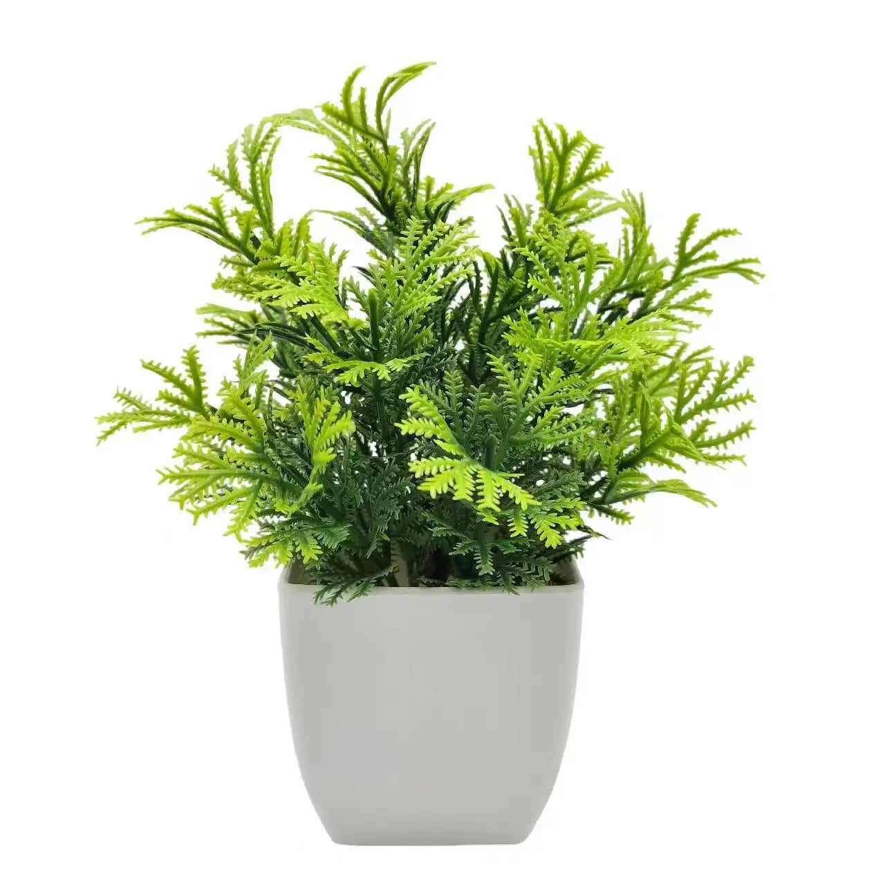 1Pc Artificial Plants with Plastics Pots Perfect Greenery for Home Decorations