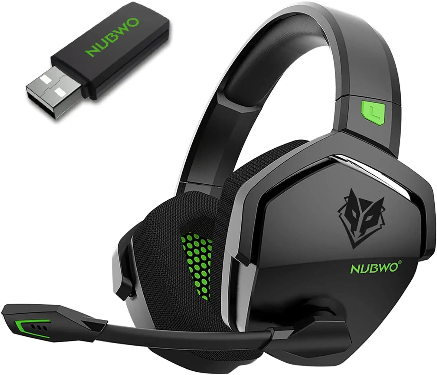 NUBWO G06 - Gaming Headset  2.4GHz Ultra-Low Latency Noise Cancelling