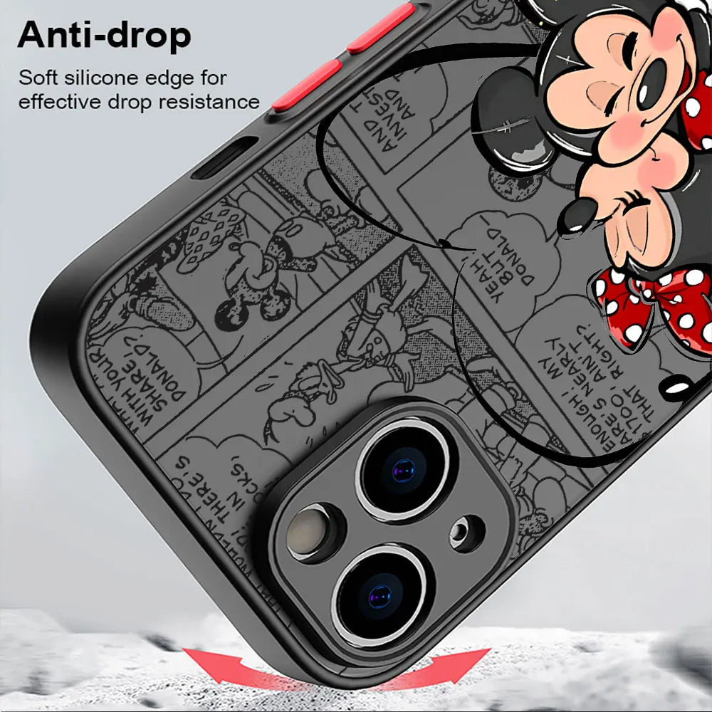 Disney Mickey Minnie Love - Phone Case for Apple iPhone (13-16)