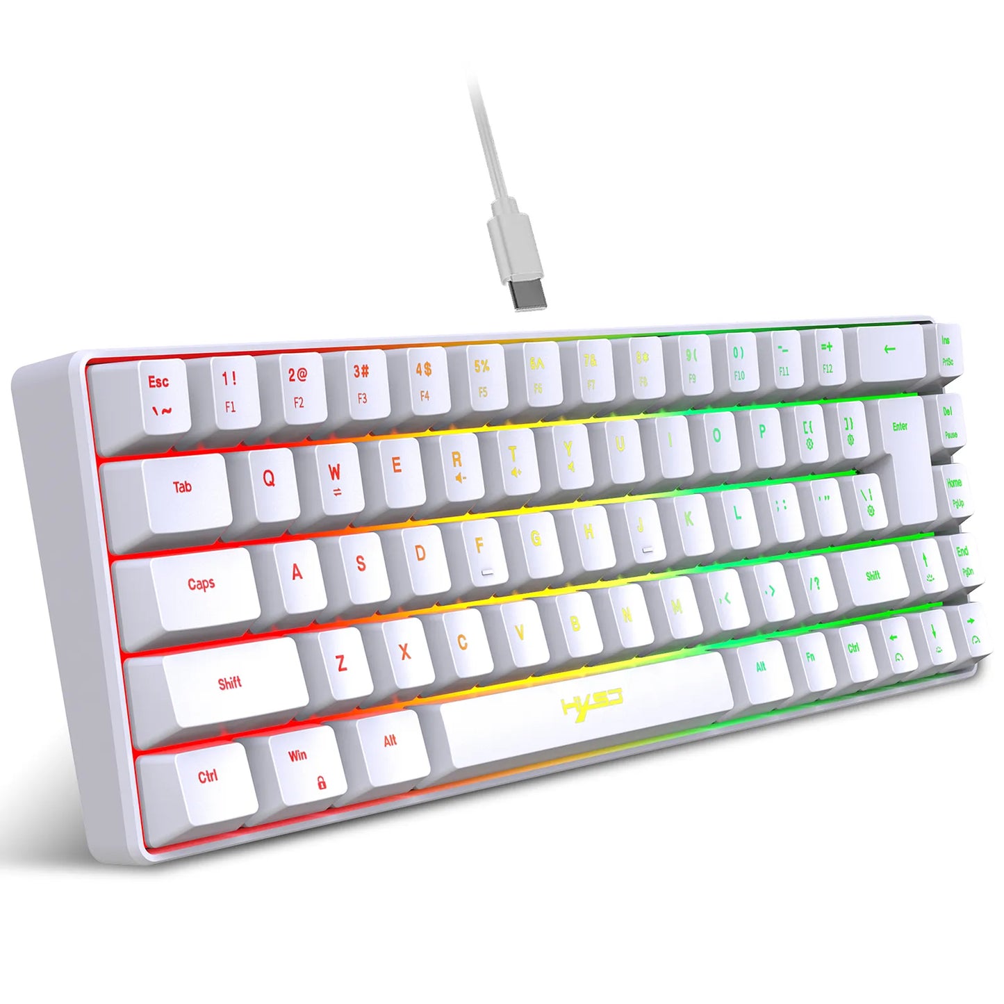 HXSJ V200 Wired K68 RGB Streamer - Gaming Keyboard