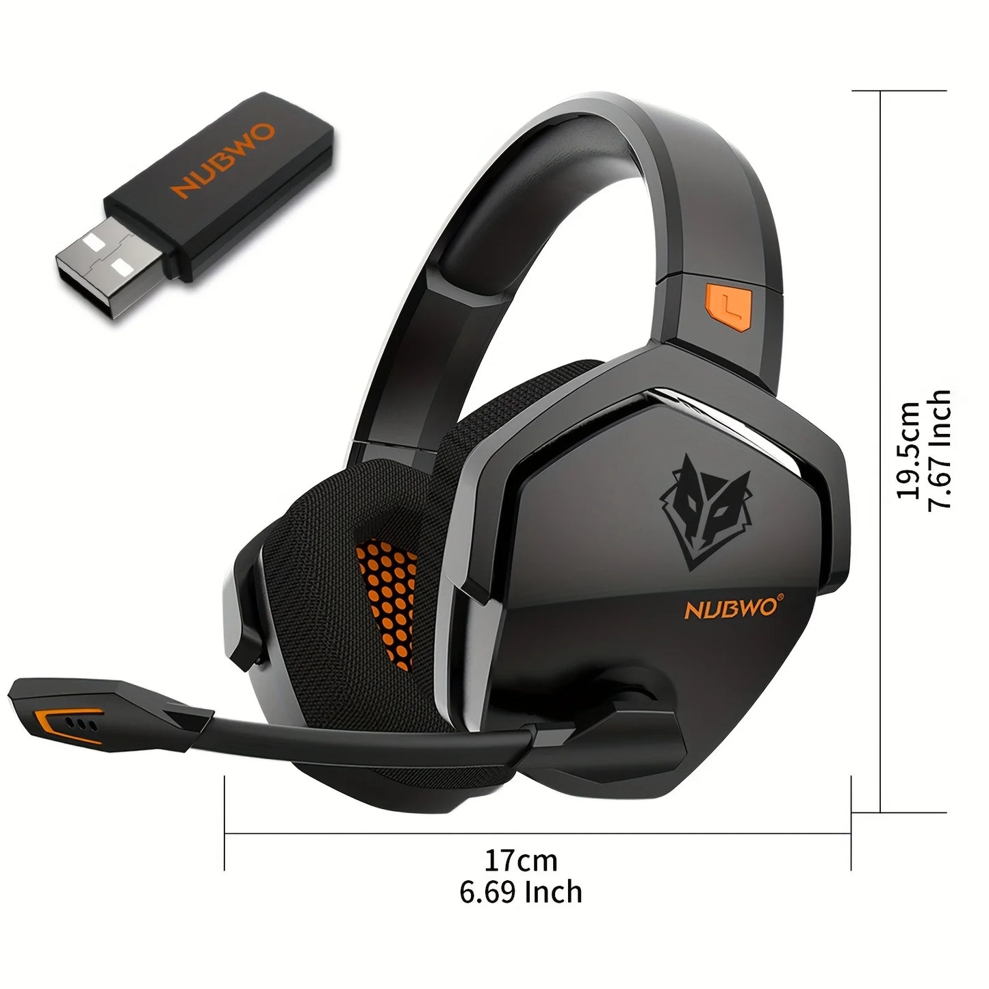 NUBWO G06 - Gaming Headset  2.4GHz Ultra-Low Latency Noise Cancelling