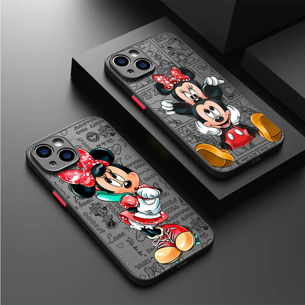 Disney Mickey Minnie Love - Phone Case for Apple iPhone (13-16)