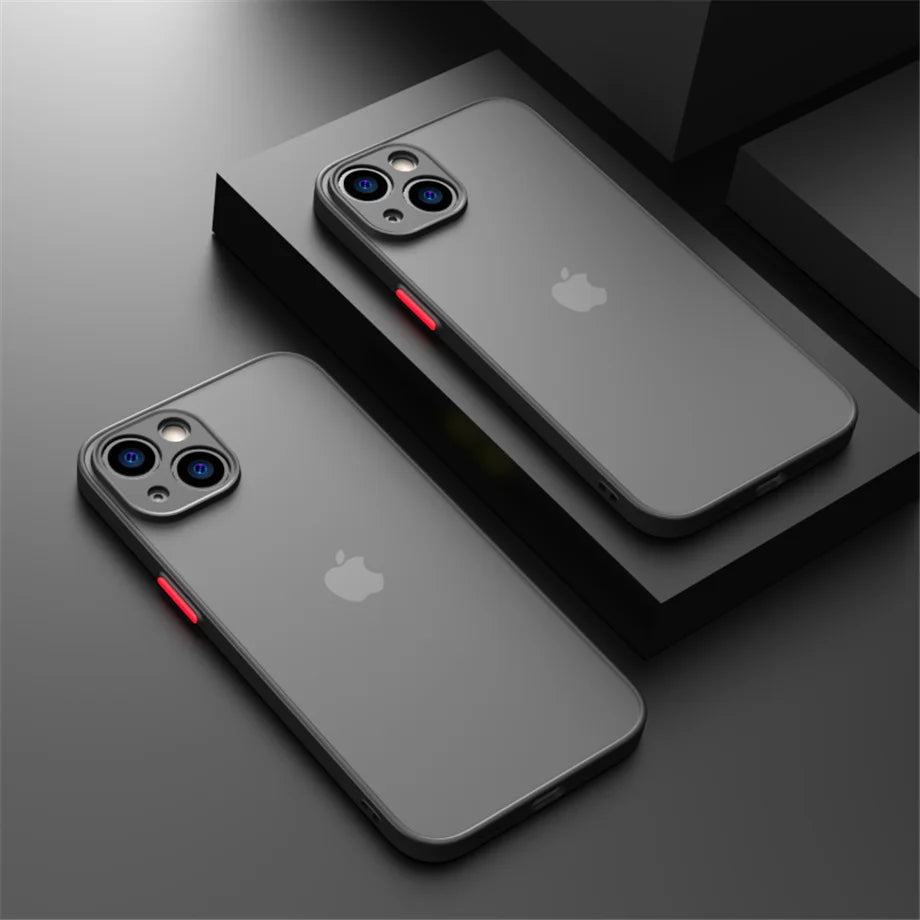 Shockproof Armor Matte - Case For Apple iPhone (14-16)